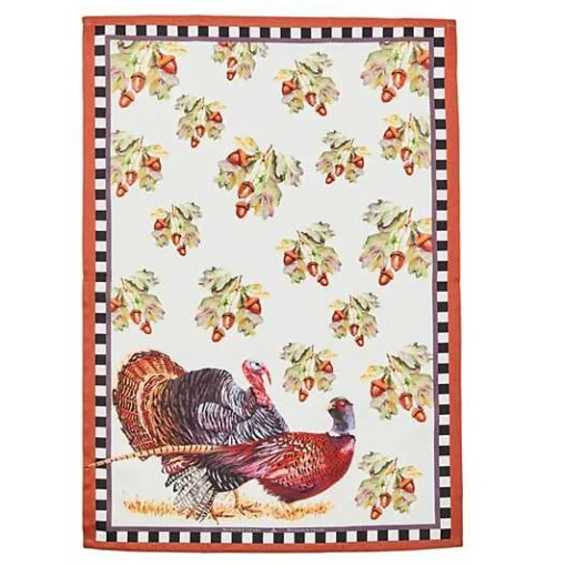 Turkey Trot Dish Towel