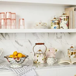 Wildflowers Pink 2 Quart Tea Kettle