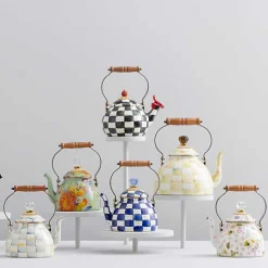 Wildflowers Pink 2 Quart Tea Kettle