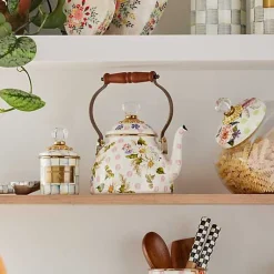 Wildflowers Pink 2 Quart Tea Kettle