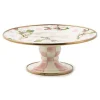 Wildflowers Pink Mini Pedestal Platter