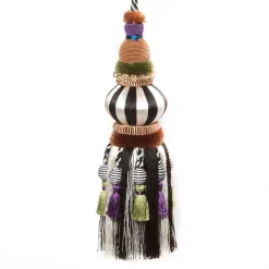 Black  White Bibelot Tassel