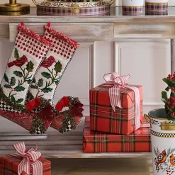 Christmas Cardinal Stocking