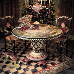 Courtly Check Purple  Green 9' x 12' Rug