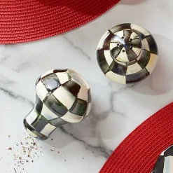 Courtly Check Salt  Pepper Shakers