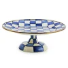 Royal Check Small Pedestal Platter