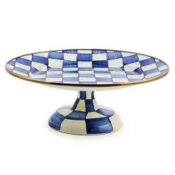 Royal Check Small Pedestal Platter
